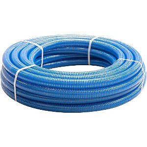 Mangueira PVC de sucção azul 1.1/4" rolo com 25 metros VONDER