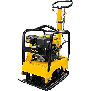 Placa compactadora vibratória a gasolina reversível 7,0hp 4 tempos VONDER