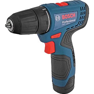 Parafusadeira/furadeira a bateria 12V 2,0 ah carregador bivolt automático GSR 120-LI BOSCH