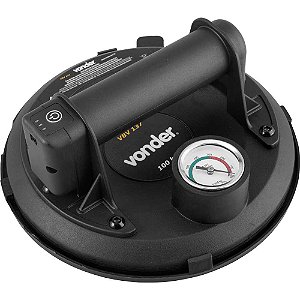 Ventosa 203mm com bomba de vácuo a bateria 3,7V recarregável 100 kgf VBV 137 VONDER