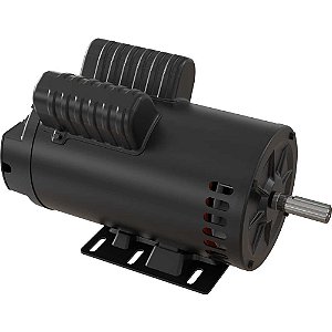 Motor elétrico aberto para betoneira 2 cv 4 polos carcaça N56H monofásico 110V - 127V/220V - 254V NOVA MOTORES