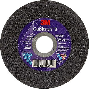 Disco de corte 115mm x 1,0mm x 22,23mm grão 60+ T1 para aço e inox Cubitron 3 HB004793863 3M