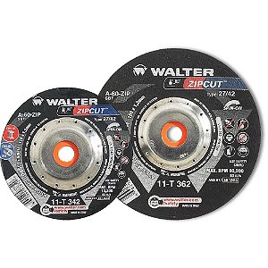 Disco de corte 115mm x 1,2mm x com rosca M-14 ZipCut centro deprimido 11T742 WALTER