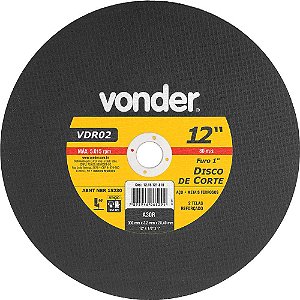 Disco de corte 300mm x 3,2mm x 25,40mm VDR02 VONDER