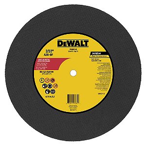 Disco de corte 355mm x 2,5mm x 25,40mm para aço e inox High Performance DW80143 DEWALT