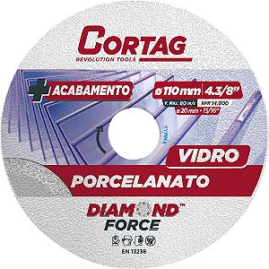 Disco de corte diamantado 110mm 62.796 CORTAG