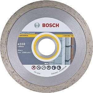 Disco de corte diamantado 110mm anel contínuo 2608602718 BOSCH