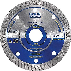 Disco de corte diamantado 110mm Turbo Especial Porcelanato 1778735 IRWIN