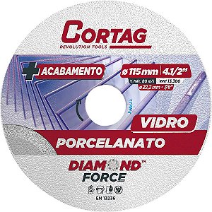 Disco de corte diamantado 115mm 62.797 CORTAG