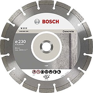 Disco de corte diamantado 230mm segmentado 2608602200 BOSCH