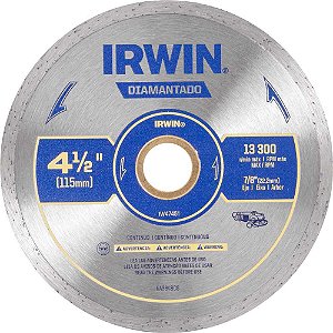 Disco de corte diamantado contínuo 115mm IW47451 IRWIN