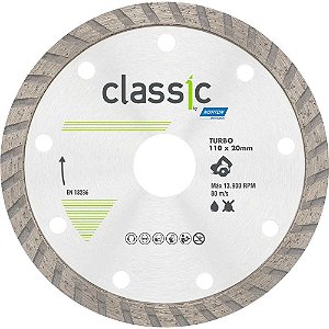 Disco de corte diamantado modelo Classic 110mm turbo NORTON