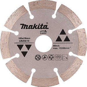 Disco de corte diamantado segmentado 105mm D-44351 MAKITA