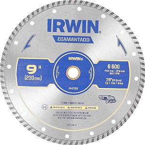 Disco de corte diamantado turbo 230mm furo de 22,23mm IW47900 IRWIN