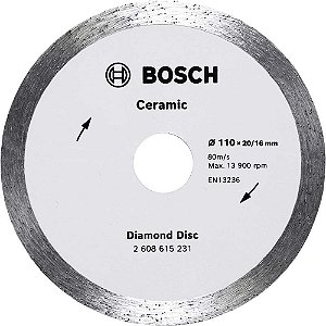 Disco diamantado 110mm CERAMIC LISO 2 608 615 231 BOSCH.