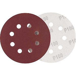 Disco de lixa com costado em pluma 125mm grão 100 embalagem com 10 peças para ILOV 1813 LRV 355 LRD 355 VONDER