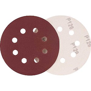 Disco de lixa com costado em pluma 125mm grão 120 embalagem com 10 peças para ILOV 1813 LRV 355 LRD 355 VONDER