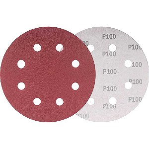 Disco de lixa com costado em pluma 180mm grão 100 para a lixadeira LPV 750 VONDER