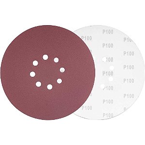 Disco de lixa com costado em pluma 225mm grão 100 para as lixadeiras LPV 400B LPV 600 LPV 925 LPV 950B e LPV 1000 VONDER