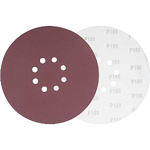 Disco de lixa com costado em pluma 225mm grão 180 para as lixadeiras LPV 400B LPV 600 LPV 925 LPV 950B e LPV 1000 VONDER