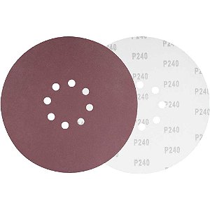 Disco de lixa com costado em pluma 225mm grão 240 para as lixadeiras LPV 400B LPV 600 LPV 925 LPV 950B e LPV 1000 VONDER