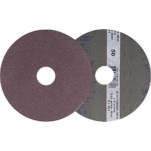 Disco de lixa costado em fibra 4.1/2" grão 50 VDF 47 embalagem com 10 peças VONDER
