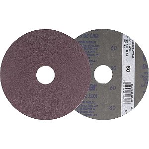 Disco de lixa costado em fibra 4.1/2" grão 60 VDF 47 embalagem com 10 peças VONDER