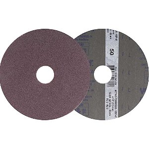 Disco de lixa costado em fibra 4.1/2" grão 80 VDF 47 embalagem com 10 peças VONDER