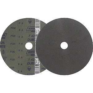 Disco de lixa 7" - 180mm grão 120 F-425 Durite embalagem com 10 peças NORTON