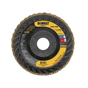 Flap-disc disco de desbaste/acabamento 4.1/2" - 115mm reto dual trim grão 40 DEWALT