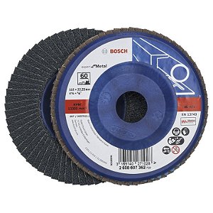 Flap-disc disco de desbaste/acabamento 7" - 180mm reto grão 60 2608619029 BOSCH