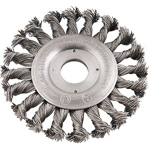 Escova circular 4.1/2" x 1/2" x 7/8" torcida VONDER