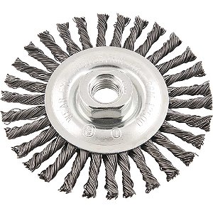 Escova circular 4.1/2" x 1/4" M14 torcida VONDER