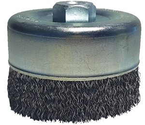 Escova copo ondulada 75mm M14 F.0,50 ABRASFER