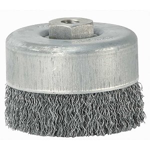 Escova copo ondulado 125mm M14 F.0,30 ABRASFER
