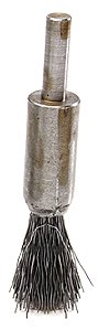Escova pincel aço ondulado 6,0mm haste 6,0mm F. 020 ABRASFER