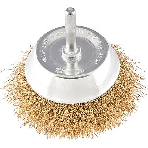 Escova tipo copo 2" com haste 1/4" VONDER