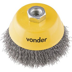 Escova tipo copo 6" ondulada VONDER