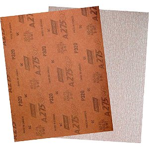 Lixa folha NOFIL A-275 champagne grão 320 NORTON - 50 unidades