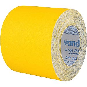 Lixa costado de papel em rolo 120mm x 25m grão 180 LP 100 VONDER