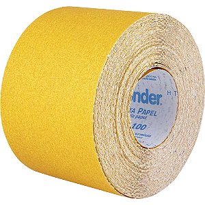 Lixa costado de papel em rolo 120mm x 25m grão 60 LP 100 VONDER
