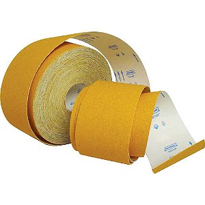 Rolo de lixa para madeira 120mm x 45m grão 100 costado de papel reforçado G125 NORTON