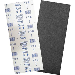 Lixa folha grão 36 S411 305 x 750mm para assoalho de madeira 05539503309 NORTON