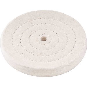Roda de pano para polimento 100mm x 1/2" furo 10mm VONDER