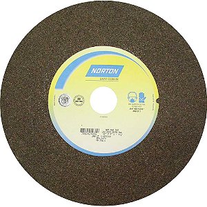Rebolo reto 12" x 2" grão 46 marrom NORTON