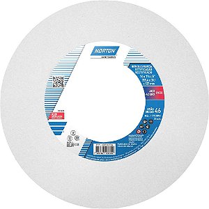 Rebolo reto 14" x 1.1/2" 38A grão 46 branco NORTON