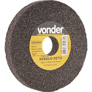 Rebolo reto 6" x 3/4" grosso VONDER