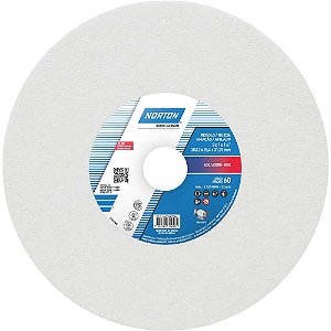Rebolo reto 8" x 1" 38A grão 60 branco NORTON
