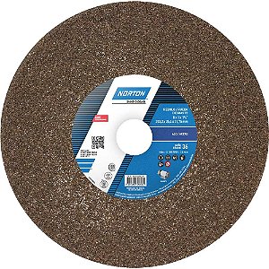 Rebolo reto 8" x 1" grão 36 marrom NORTON