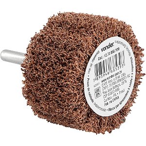 Roda com haste para acabamento 50mm x 30mm grão 100 VONDER